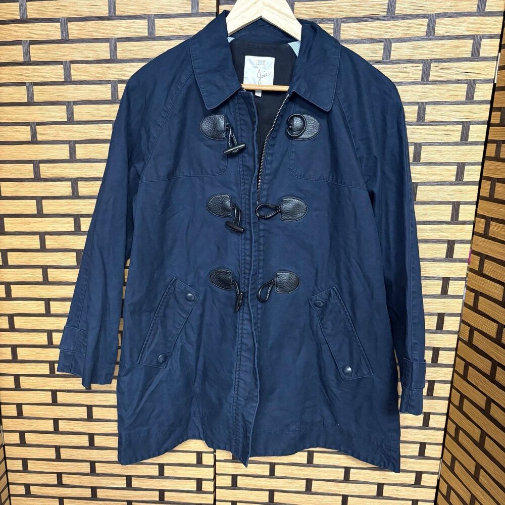 Joie Navy‎ Toggle Bolt Jacket Size Small